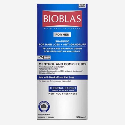 Bioblas Menthol & Complex B19 Shampoo for Men